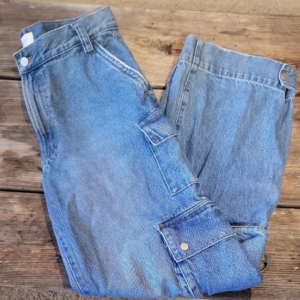 OAK + FORT Relaxed Blue Jeans